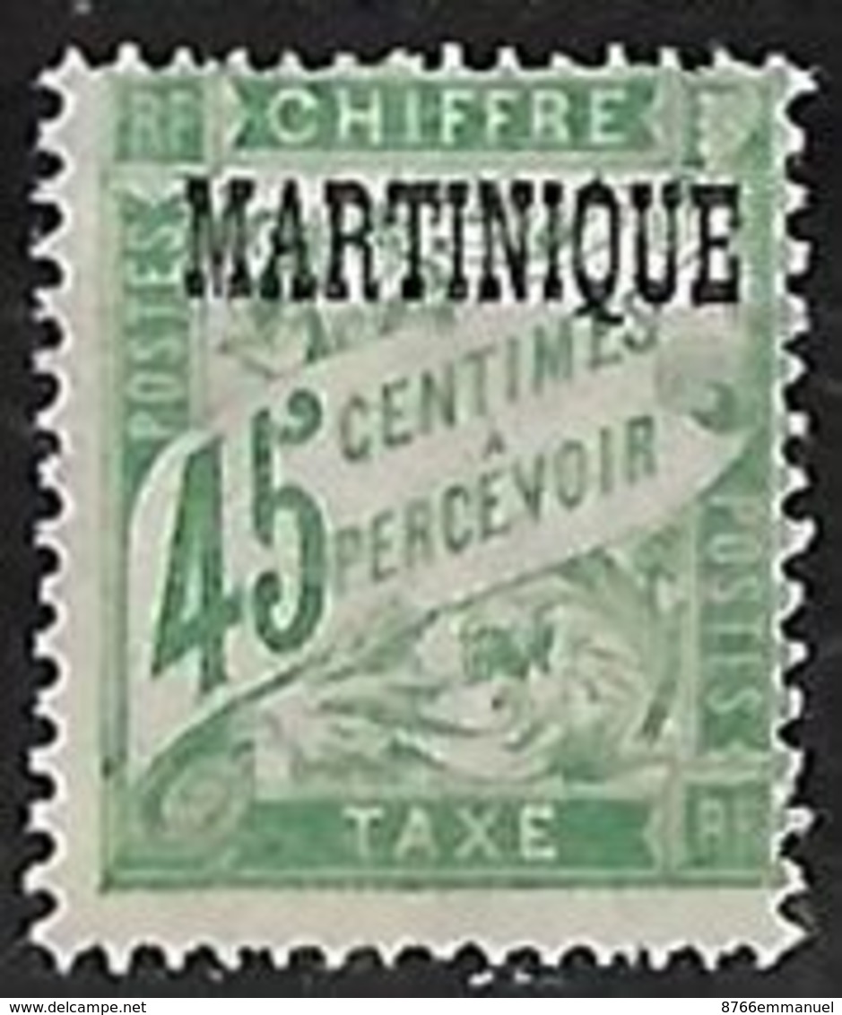 MARTINIQUE TAXE N°6 N* - Postage Due