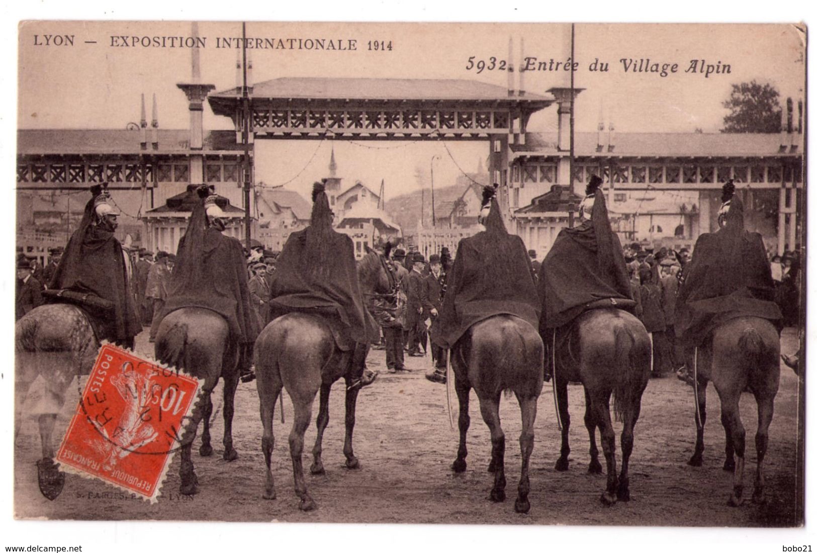 7604 - Lyon ( 69 ) 7e - Exposition Internationale De 1914 - Entrée Du Village Alpin - N°5932 - - Lyon 7