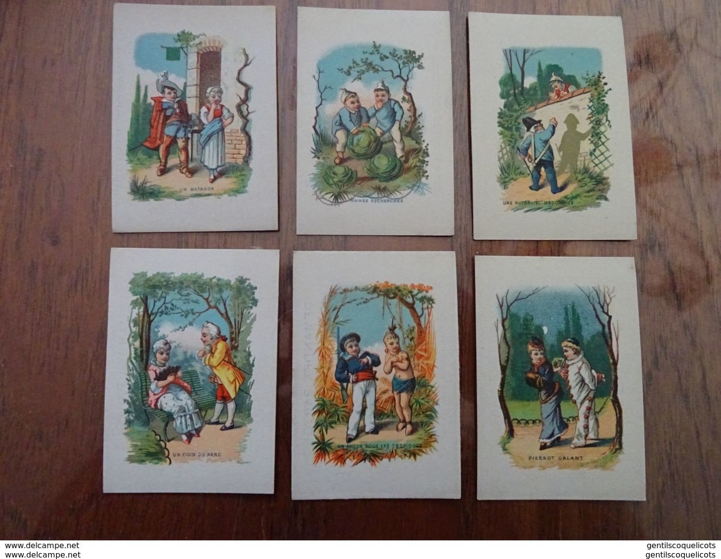 Lot De 12 Chromos Chicorée Arlatte -  Thèmes Personnages - Chromos Lot De 12 Chromos Chicorée Arlatte -  Thèmes Personna - Thé & Café