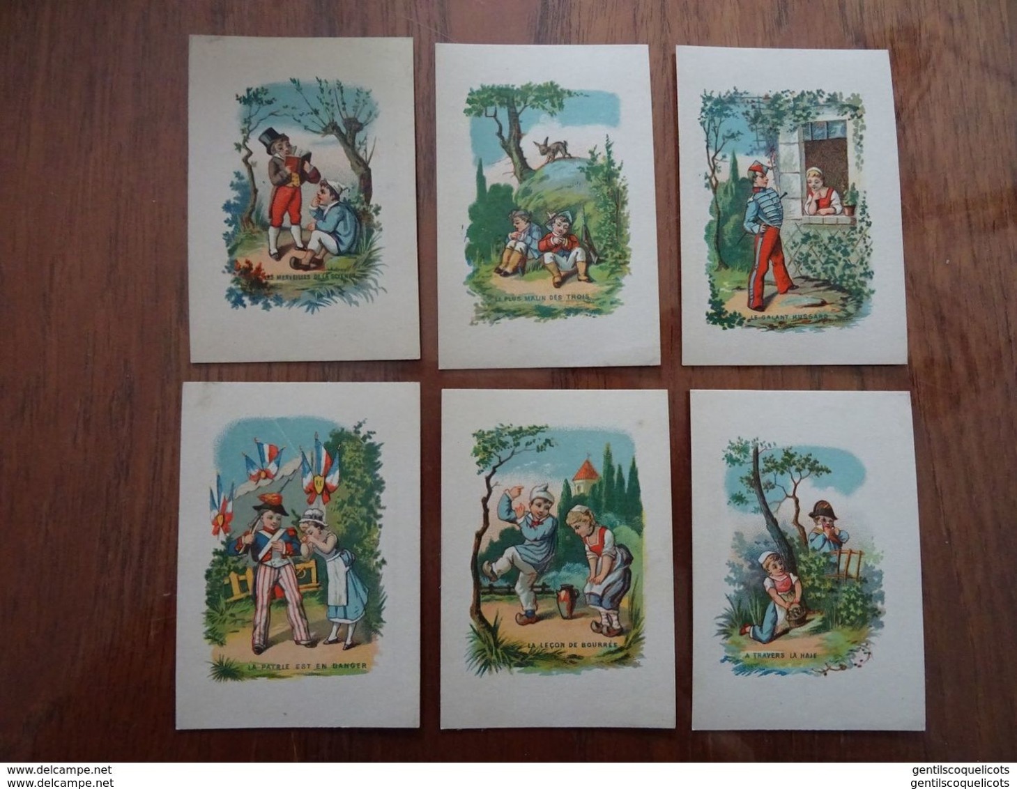 Lot De 12 Chromos Chicorée Arlatte -  Thèmes Personnages - Chromos Lot De 12 Chromos Chicorée Arlatte -  Thèmes Personna - Thé & Café