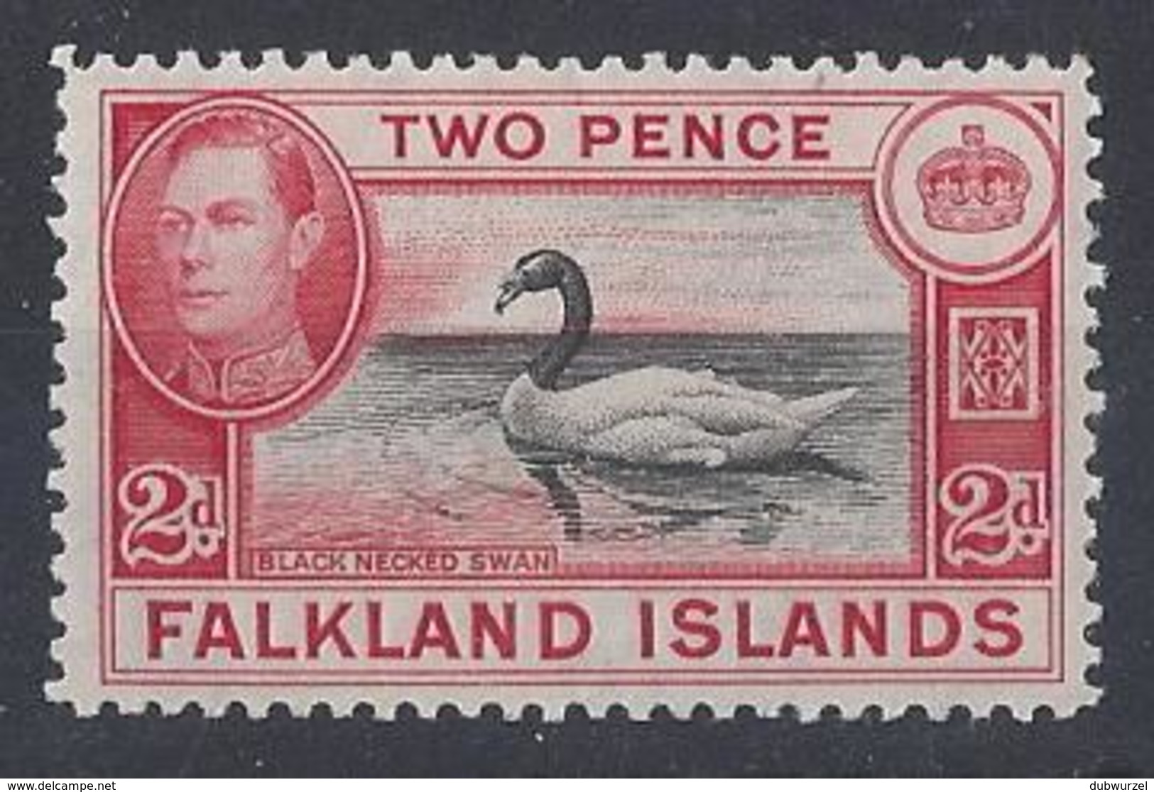FALKLAND ISLANDS......KING GEORGE VI.(1936-52.).." 1938.."........2d......SG150.......MH.. - Falklandeilanden