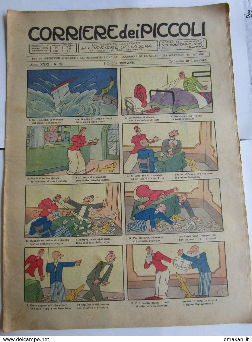 # CORRIERE DEI PICCOLI N 26 / 1939 - Corriere Dei Piccoli