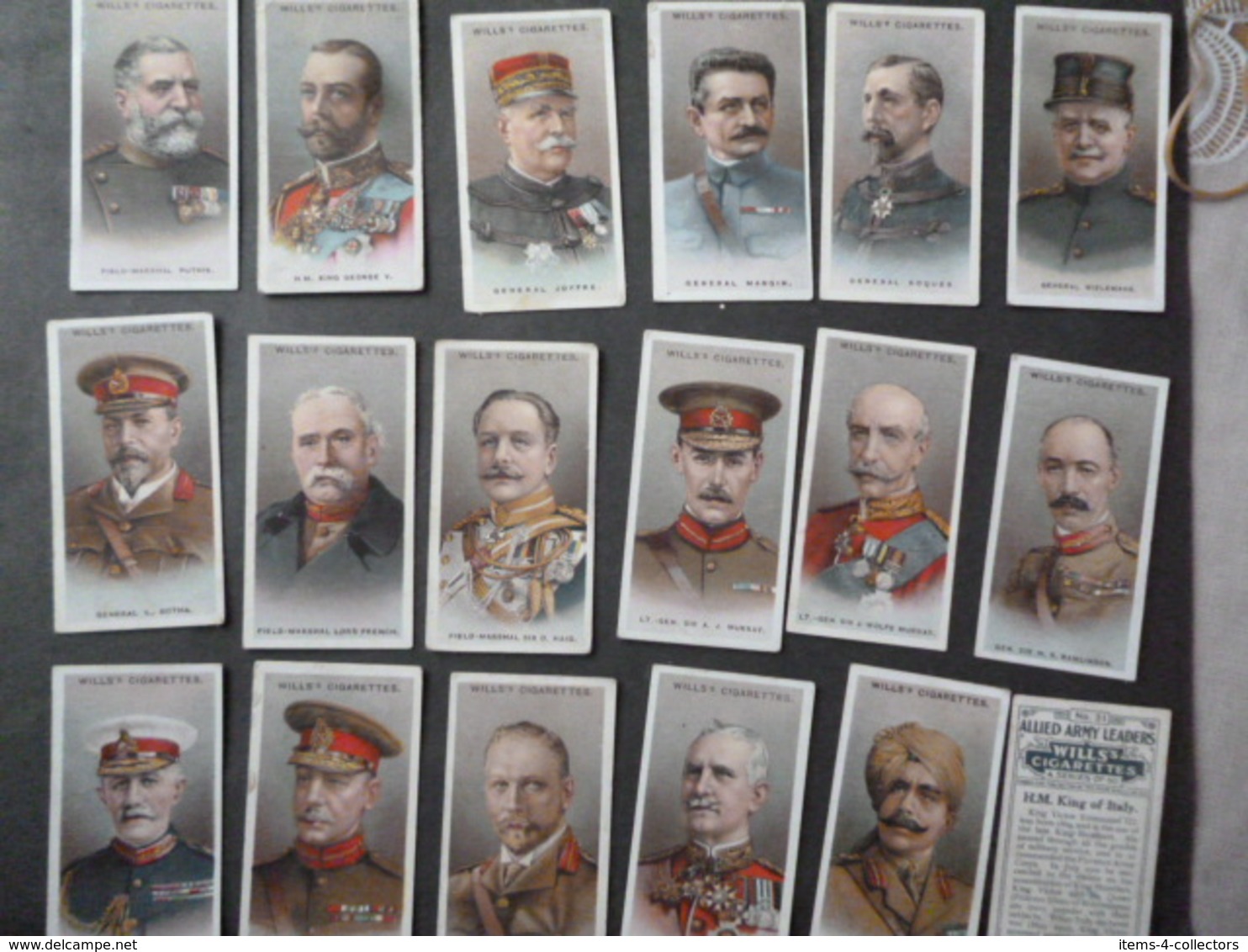 CIGARETTES CARDS BY W.D &H.O.WILLS "ALLIED ARMY LEADERS" 27 - Player's