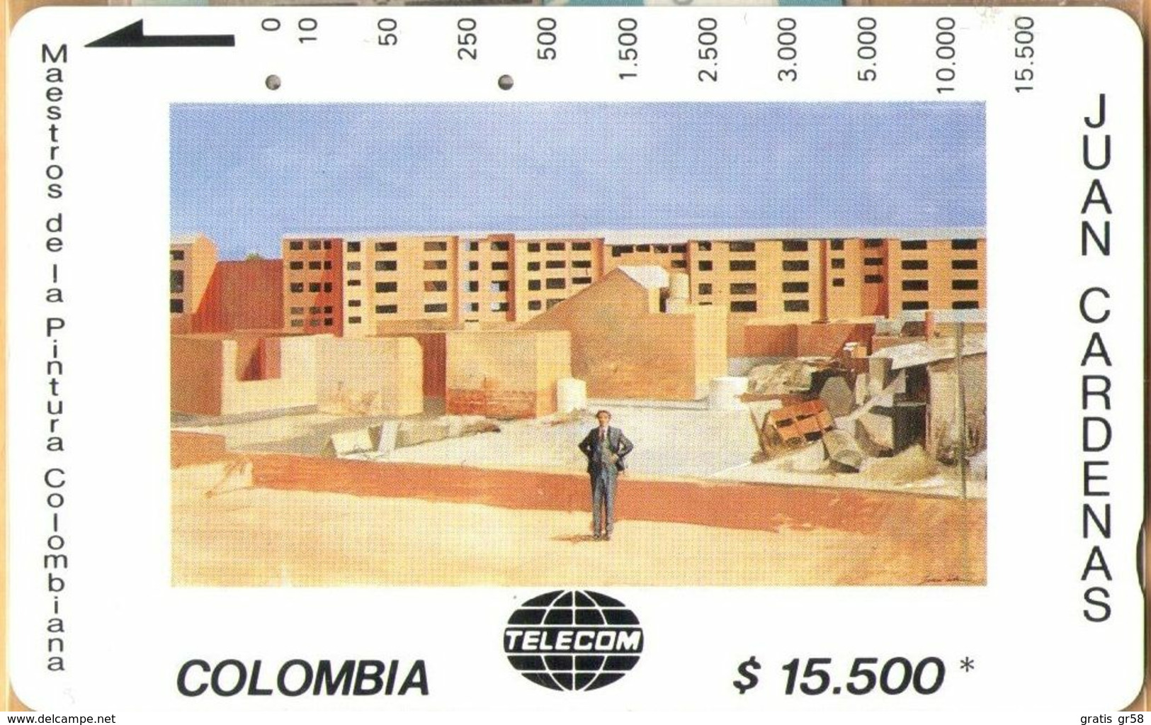 Colombia - CO-MT-38, Tamura, Edificios En Contruccion, Juan Cardenas, Art, 15,500 $, Used As Scan - Kolumbien