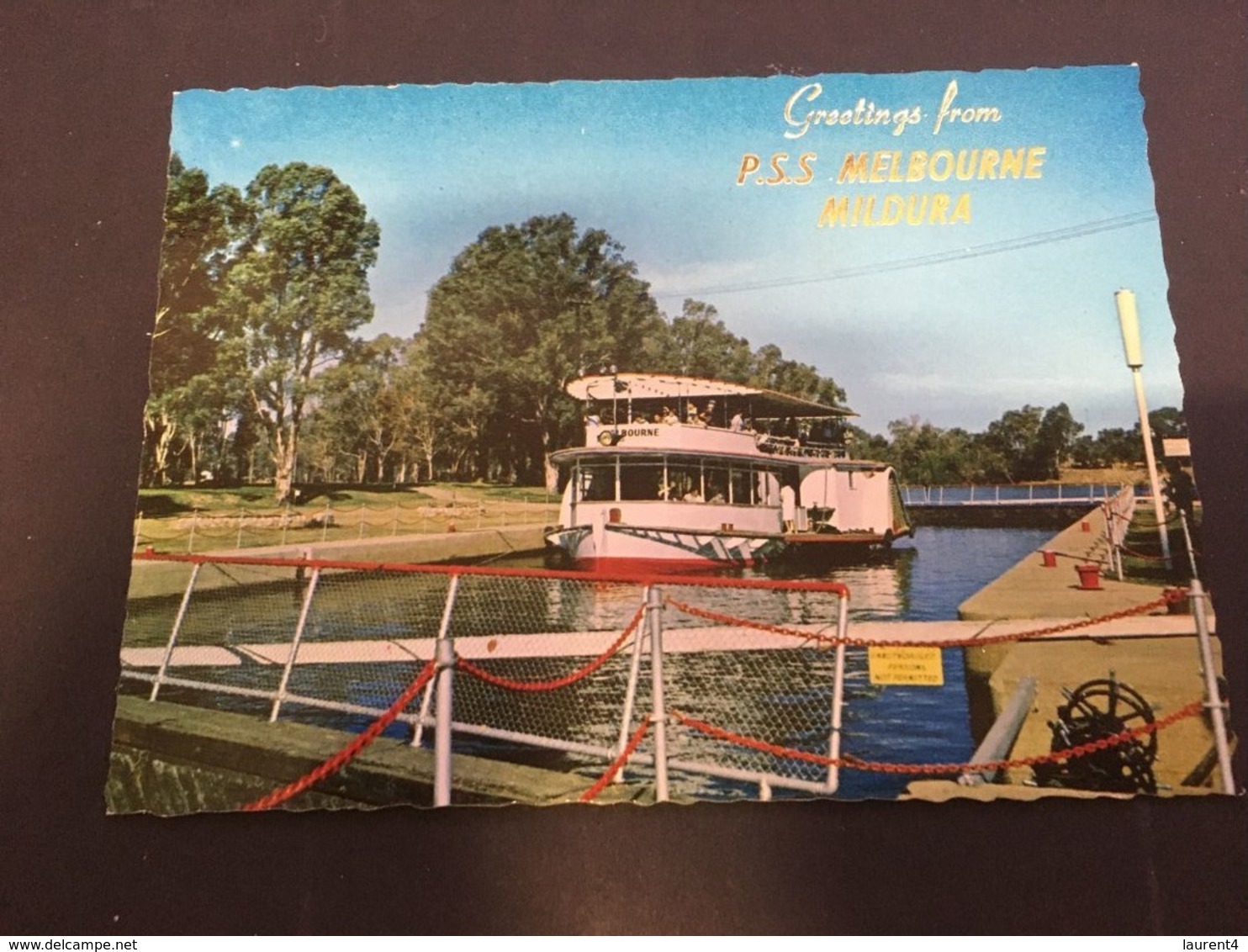 (J 14) Australia - VIC - Paddle Steamer PSS Melbourne (Mildura) - Mildura