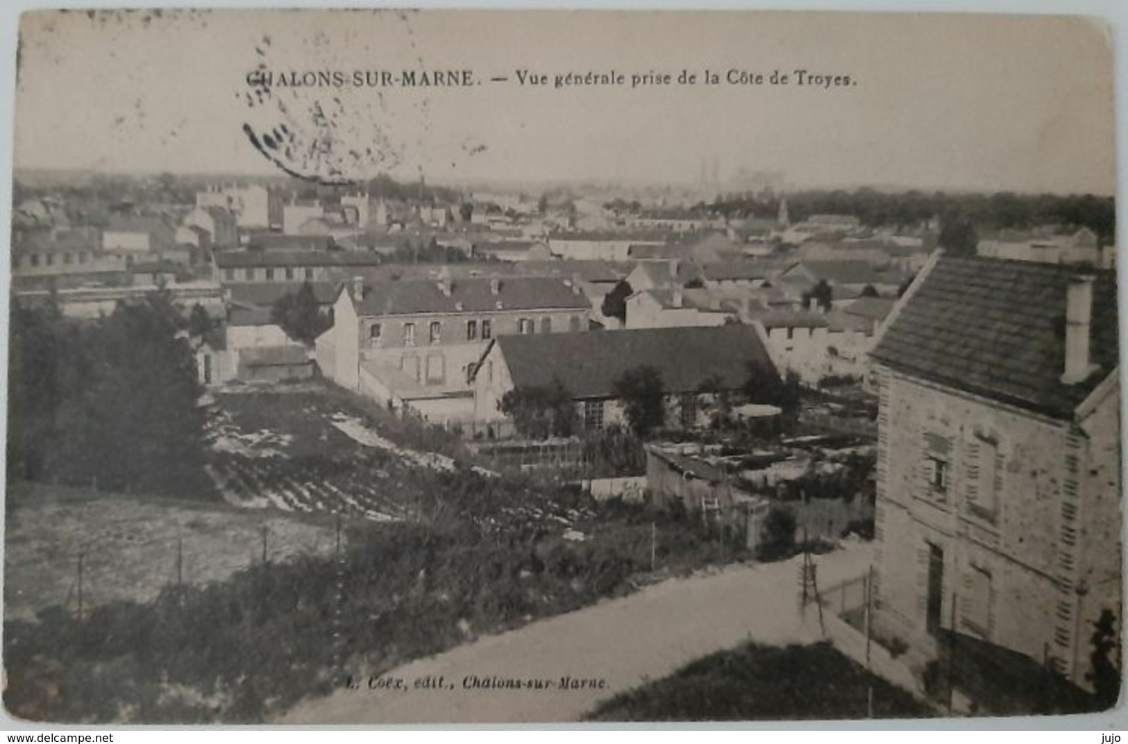 51 - CHALONS SUR MARNE - Vue Générale Prise De La Cote De Troyes - Châlons-sur-Marne