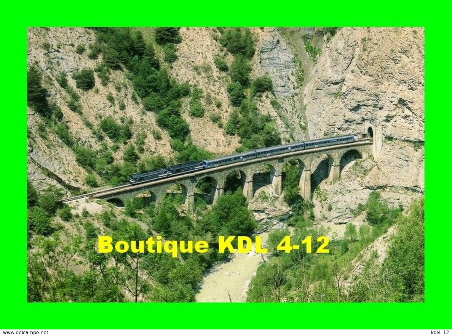 RU 0108 - Train - Loco BB 67000 Sur Le Viaduc De Combal - L'ARGENTIERE LA BESSEE - Hautes Alpes - L'Argentiere La Besse