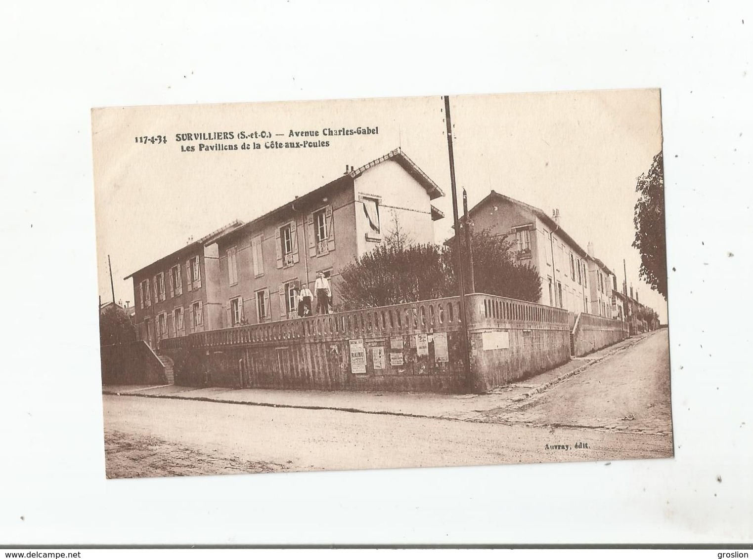 SURVILLIERS (S ET O) 117.4.34 AVENUE CHARLES GABEL LES PAVILLONS DE LA COTE AUX POULES 1938 - Survilliers