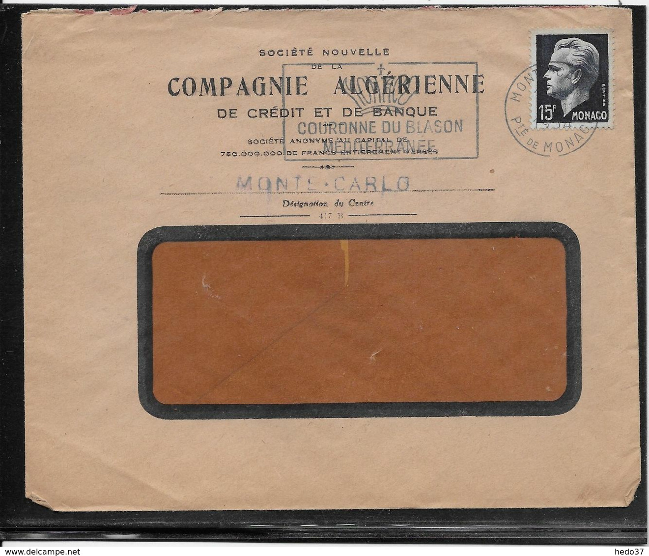 Monaco - Lettre - TB - Postmarks