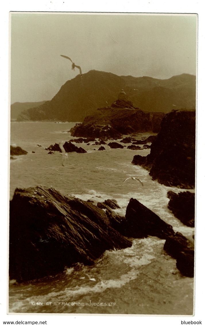 Ref 1393 - Early Judges Real Photo Postcard - At Ilfracombe - Devon - Ilfracombe