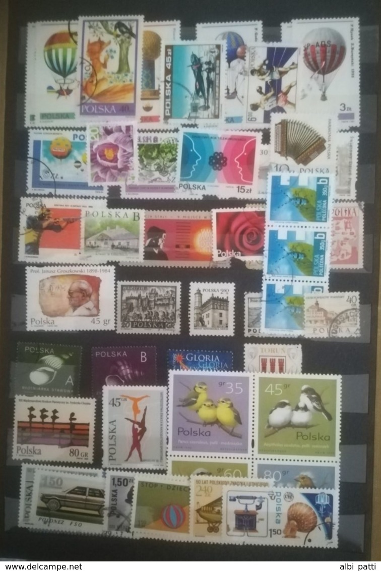 POLSKA LOT OF NEWS MNH** AND USED STAMPS