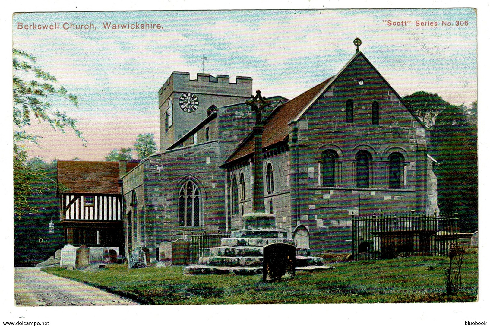 Ref 1395 - Early Postcard - Berkswell Church Near Meriden - Solihull Warwickshire - Autres & Non Classés