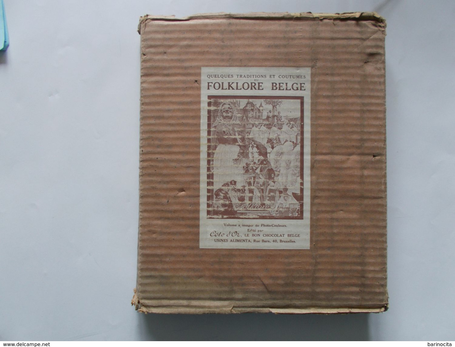 COTE D'OR -  FOLKLORE BELGE      Abum Complet  Dans Son Emballage D'origine -   Bon Etat Voir Photos - Albumes & Catálogos