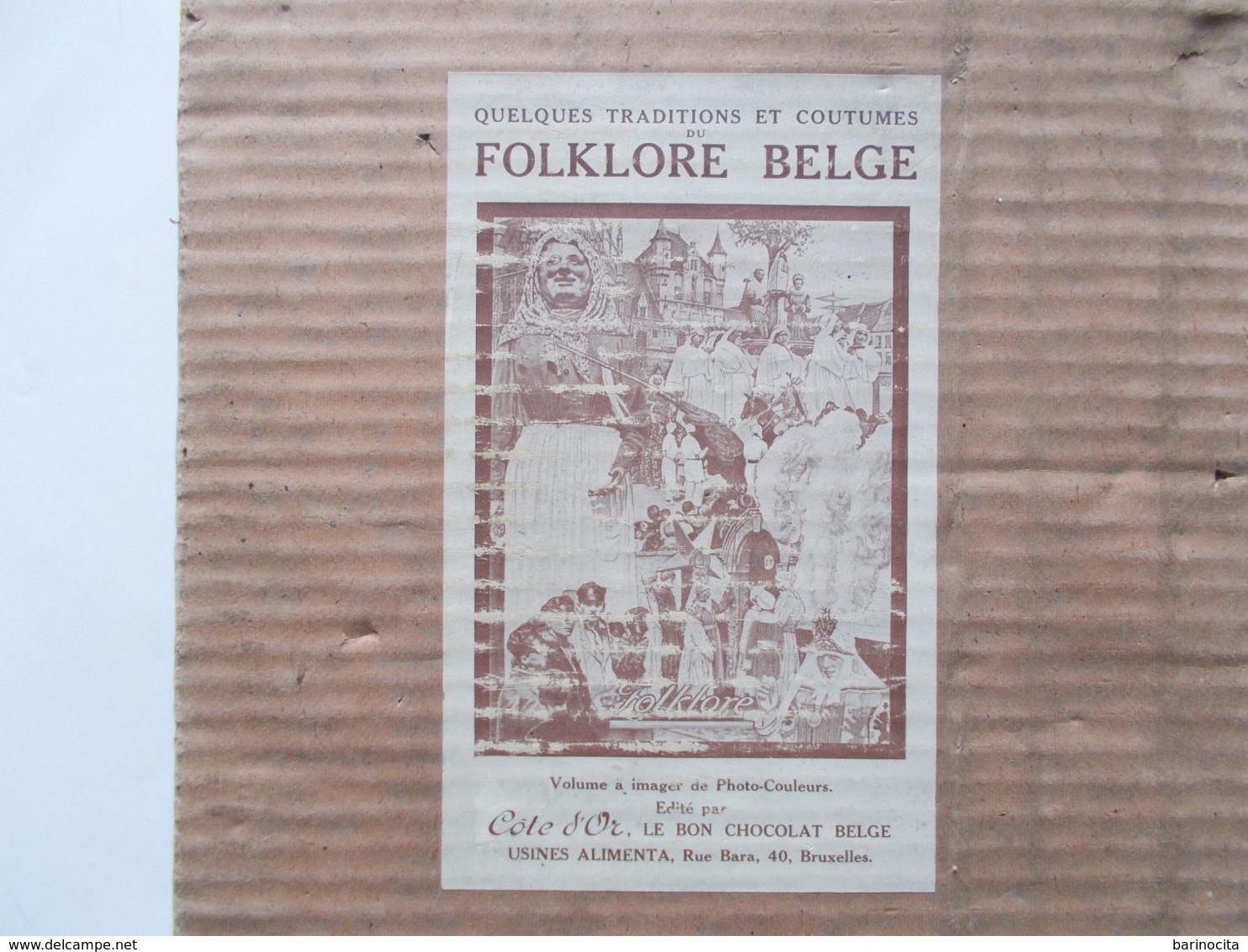 COTE D'OR -  FOLKLORE BELGE      Abum Complet  Dans Son Emballage D'origine -   Bon Etat Voir Photos - Albums & Katalogus