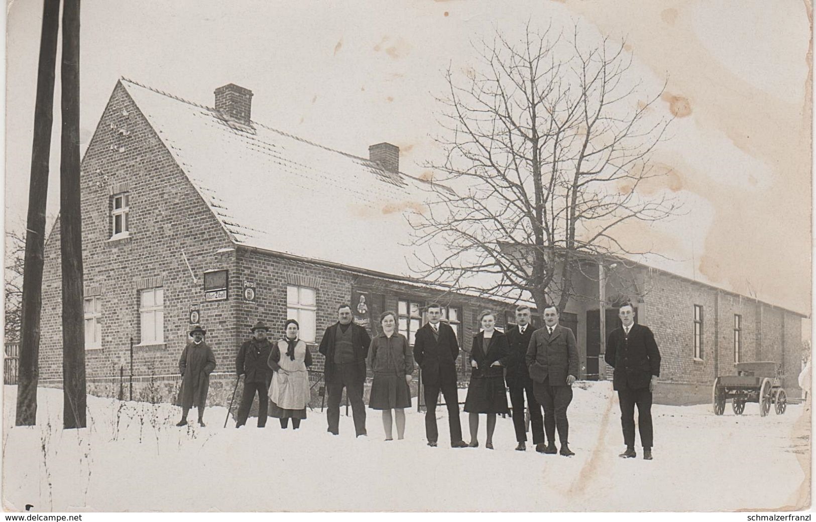 Foto AK Winningen Gasthof Albert Zibell A Aschersleben Staßfurt Egeln Schneidlingen Mülheim Kärlich Lahnstein Koblenz ? - Aschersleben