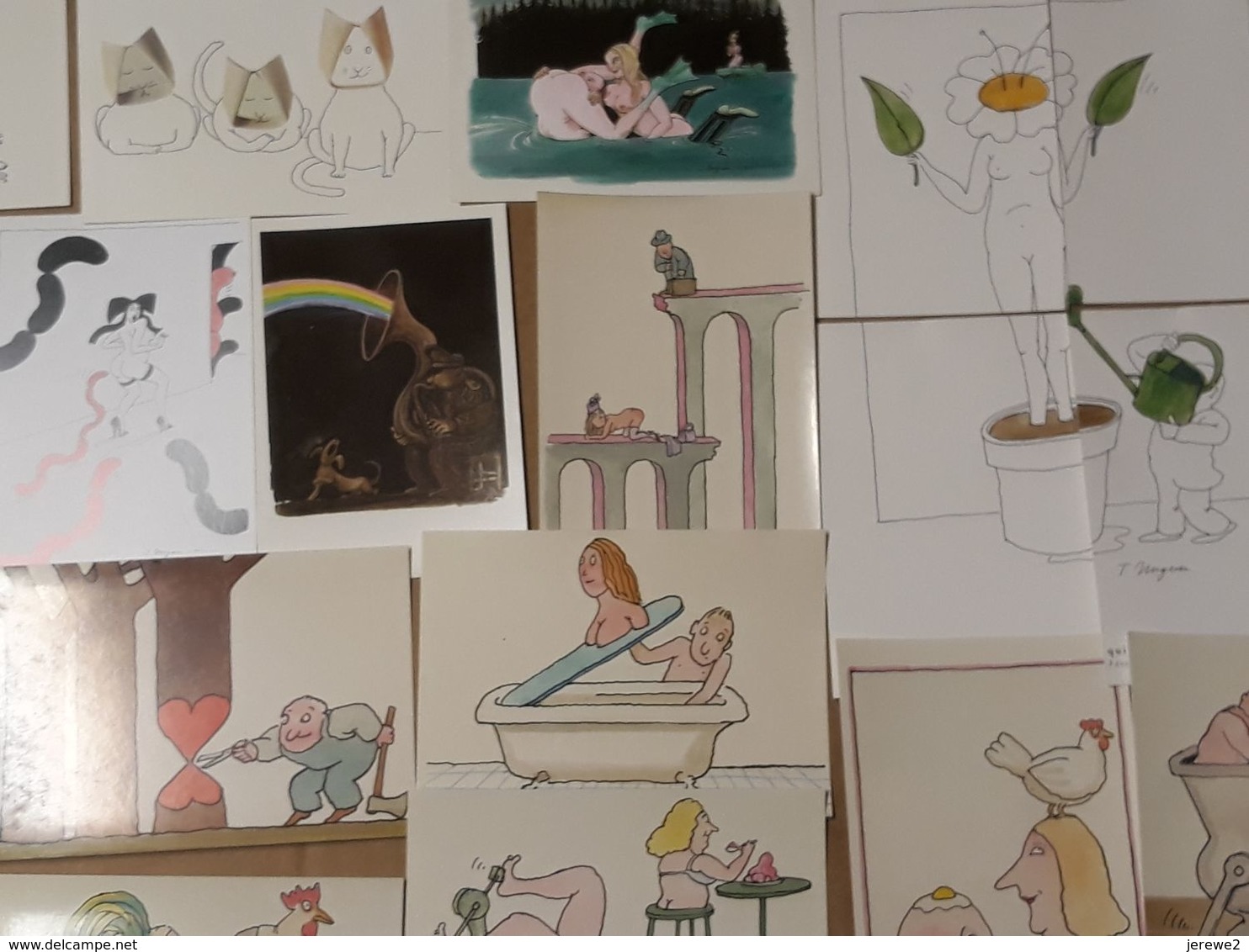 Lot De Cartes Postales De Tomi Ungerer - Sin Clasificación