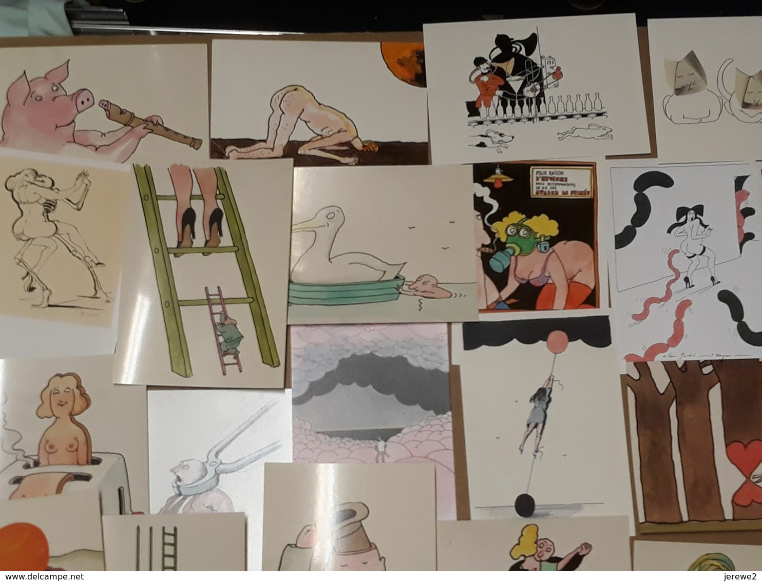 Lot De Cartes Postales De Tomi Ungerer - Unclassified