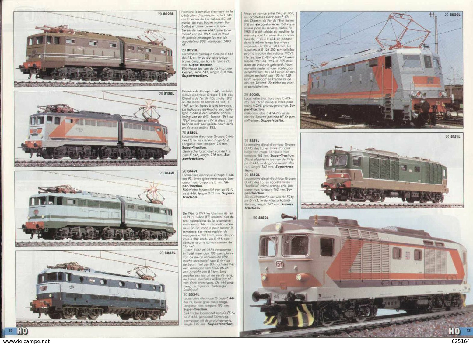 Catalogue LIMA 1988/89 Treinen Schaal HO/N - Chemins De Fer échelle HO/N - En Néerlandais Et En Français - Dutch
