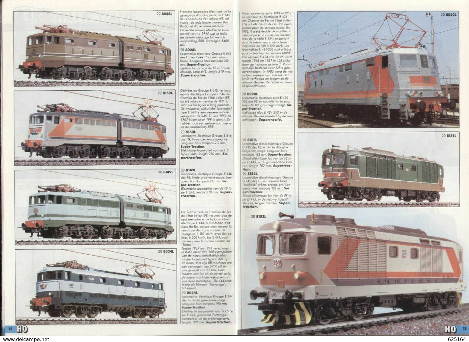 Catalogue LIMA 1988/89 Treinen Schaal HO/N - Chemins De Fer échelle HO/N - En Néerlandais Et En Français - Néerlandais