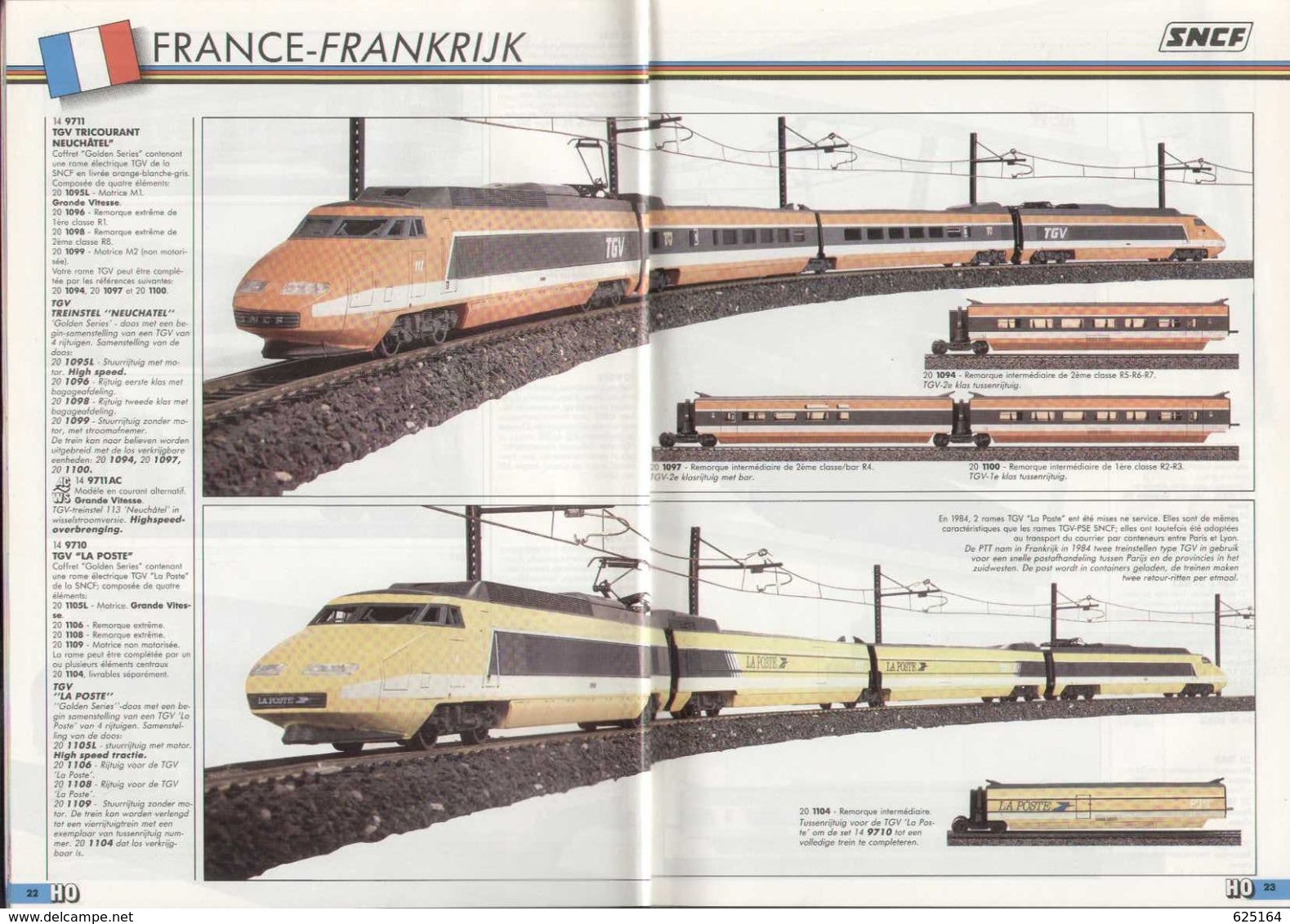 Catalogue LIMA 1988/89 Treinen Schaal HO/N - Chemins De Fer échelle HO/N - En Néerlandais Et En Français - Niederländisch