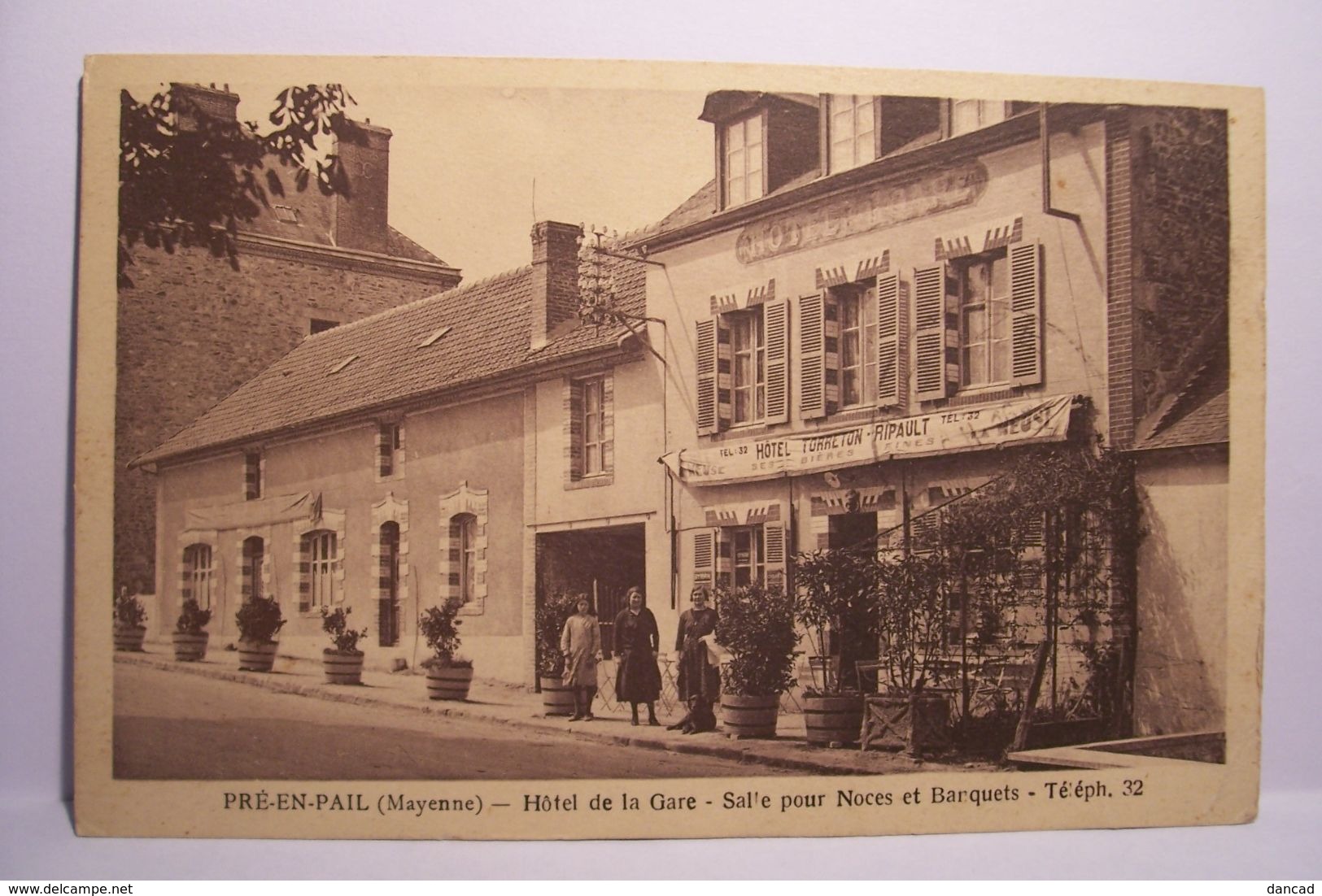 PRE-EN-PAIL ( Mayenne )  -  Hotel De La Gare - Pre En Pail