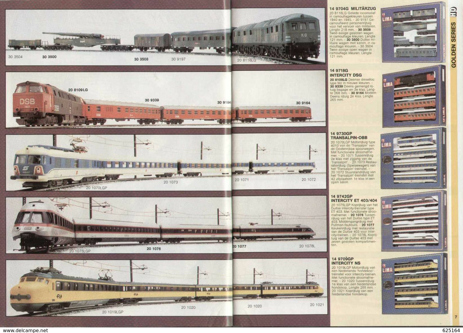 Catalogue LIMA 1983/84 Treinen - Nederlandse Uitgave - Schaal HO/N - Nerlandés