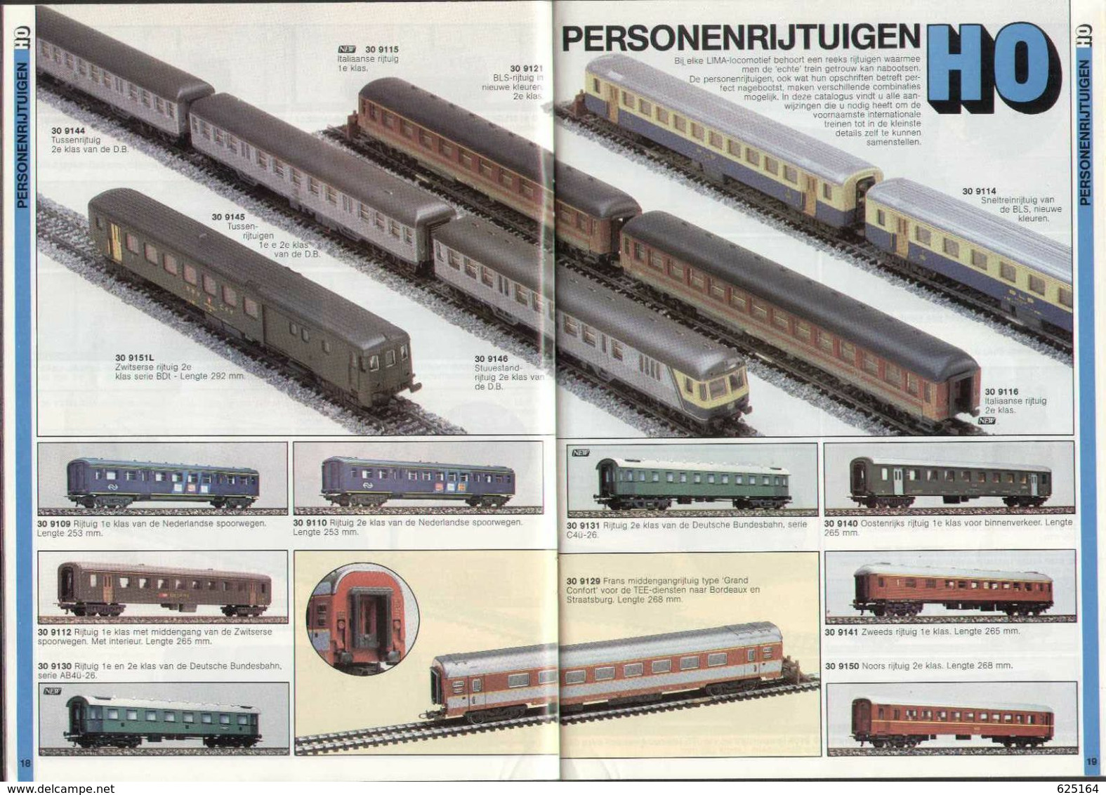 Catalogue LIMA 1983/84 Treinen - Nederlandse Uitgave - Schaal HO/N - Néerlandais