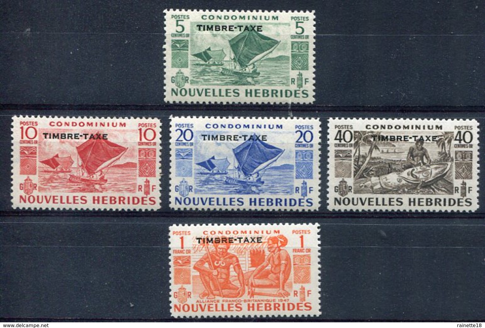 Nouvelles Hébrides      Taxes       26/30 ** - Portomarken