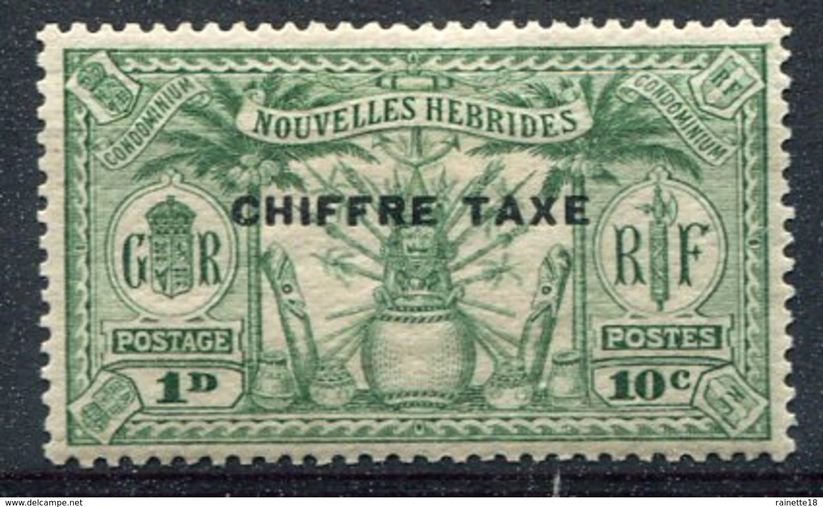 Nouvelles Hébrides        Taxe     N° 1 * - Postage Due