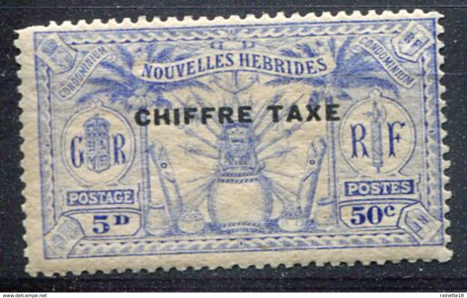 Nouvelles Hébrides        Taxe     N° 4 * - Timbres-taxe