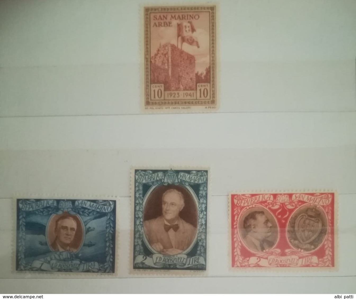 SAN MARINO LOT OF NEWS MNH** AND USED STAMPS - Collections, Lots & Series