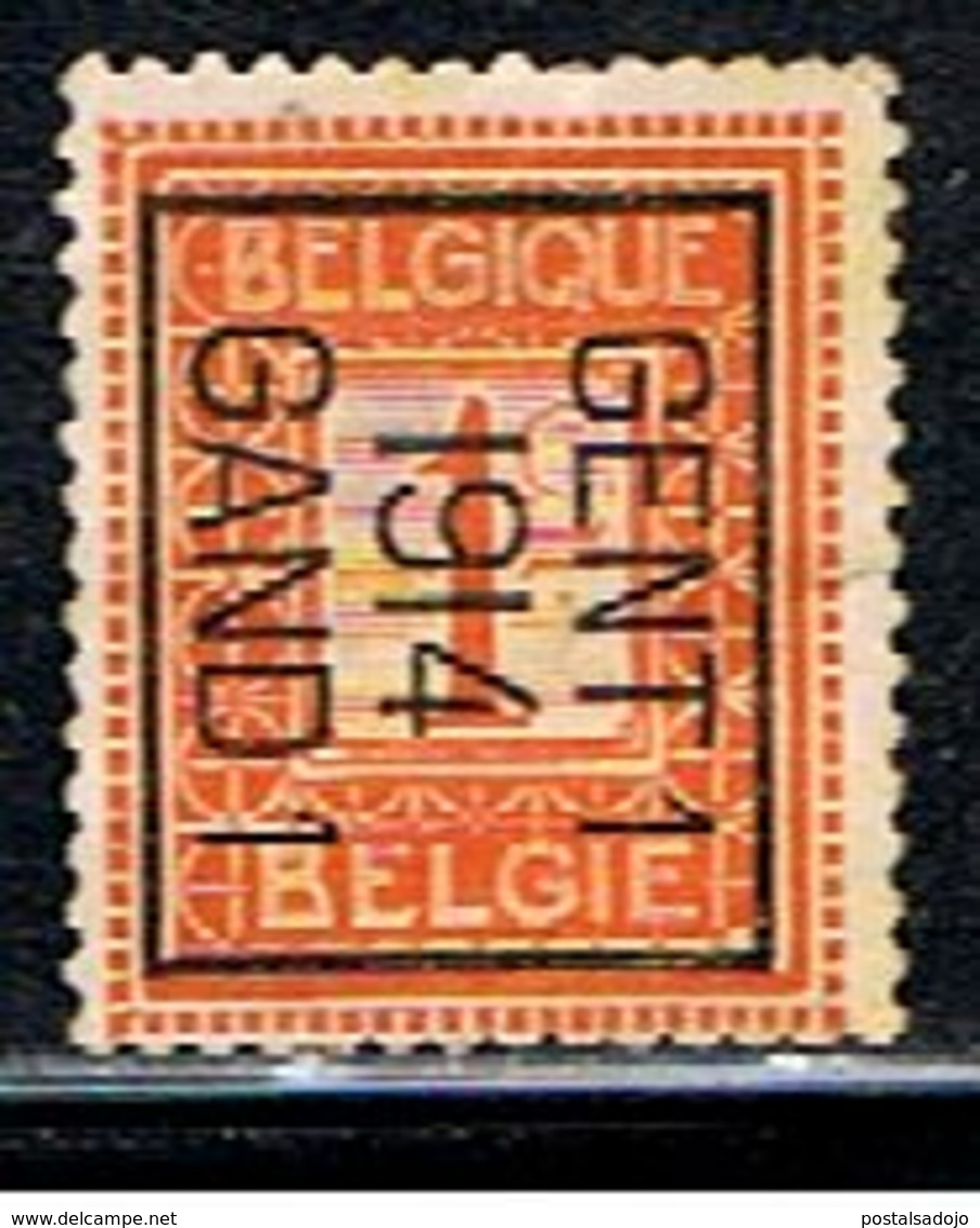 BELGIQUE  1680 // YVERT 108  TYPOS 14 // 1912-13 - Typo Precancels 1912-14 (Lion)