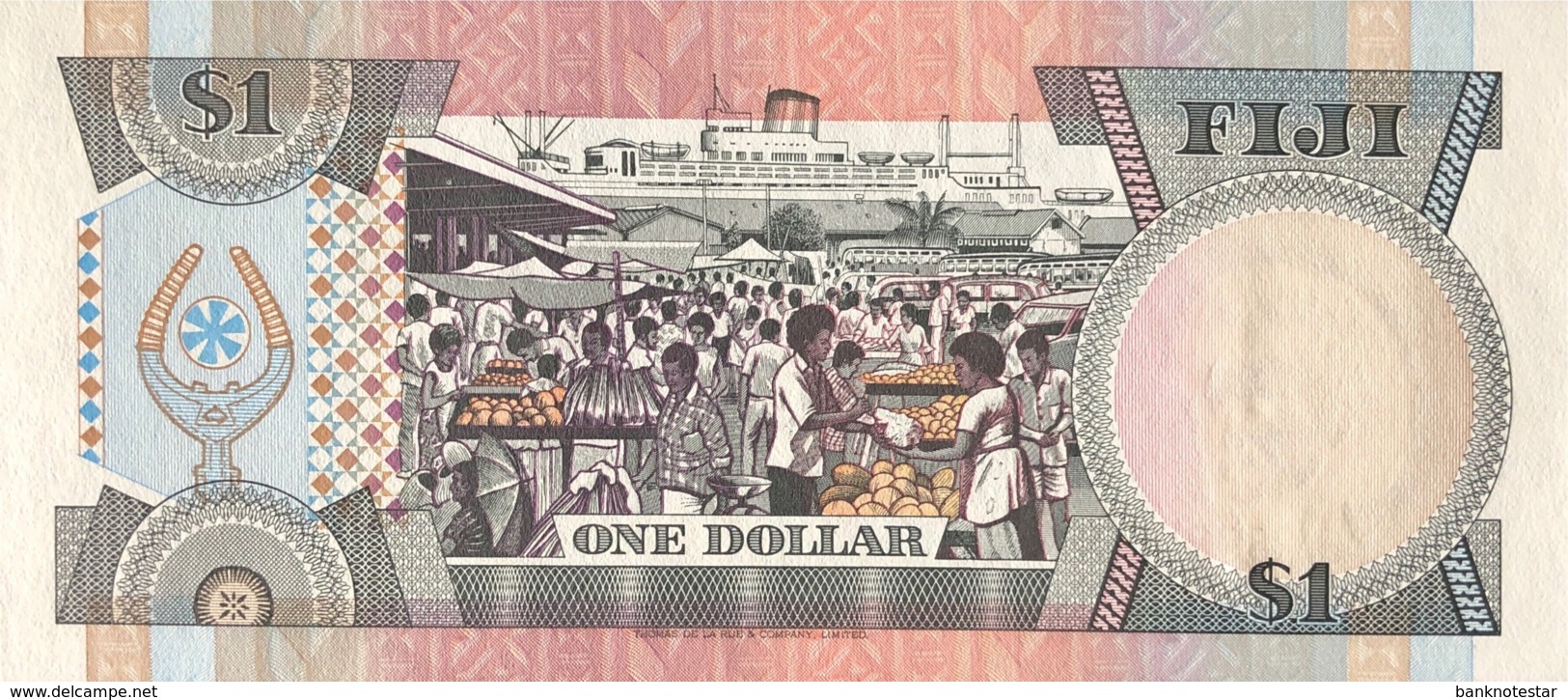 Fiji 1 Dollar, P-89 (1993) - UNC - Figi