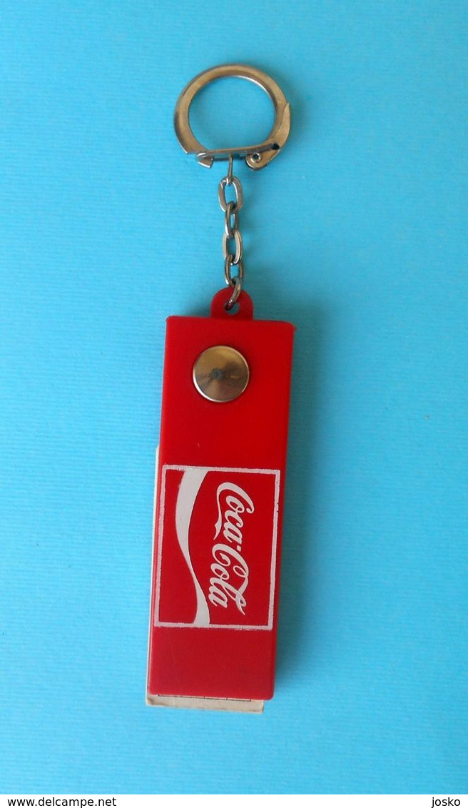 COCA-COLA ... Yugoslavian Nice Old And Very Rare Keychain 1970's * Keyring Key-ring Porte-clés Schlüsselring - Schlüsselanhänger