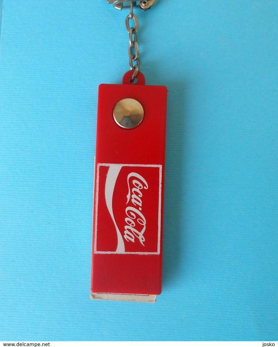 COCA-COLA ... Yugoslavian Nice Old And Very Rare Keychain 1970's * Keyring Key-ring Porte-clés Schlüsselring - Schlüsselanhänger