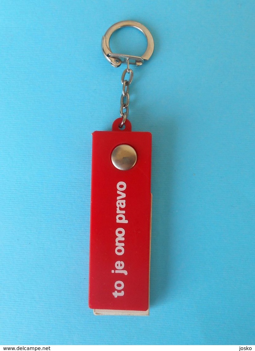 COCA-COLA ... Yugoslavian Nice Old And Very Rare Keychain 1970's * Keyring Key-ring Porte-clés Schlüsselring - Sleutelhangers