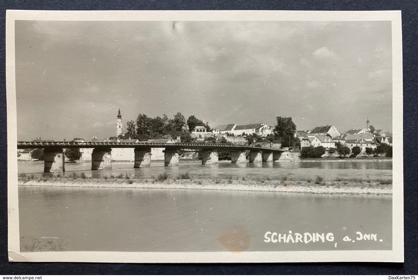 Schärding Am Inn/ Stadtansicht Mit Brücke/ Fotokarte - Schärding