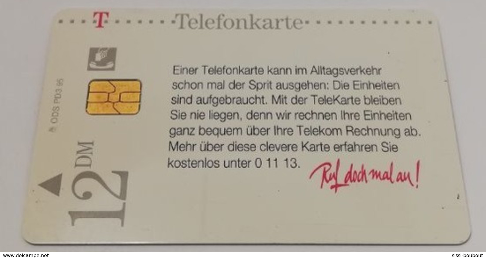 Télécarte - Pays ALLEMAGNE - (T) - Telefonkarte - T-Series : Tests
