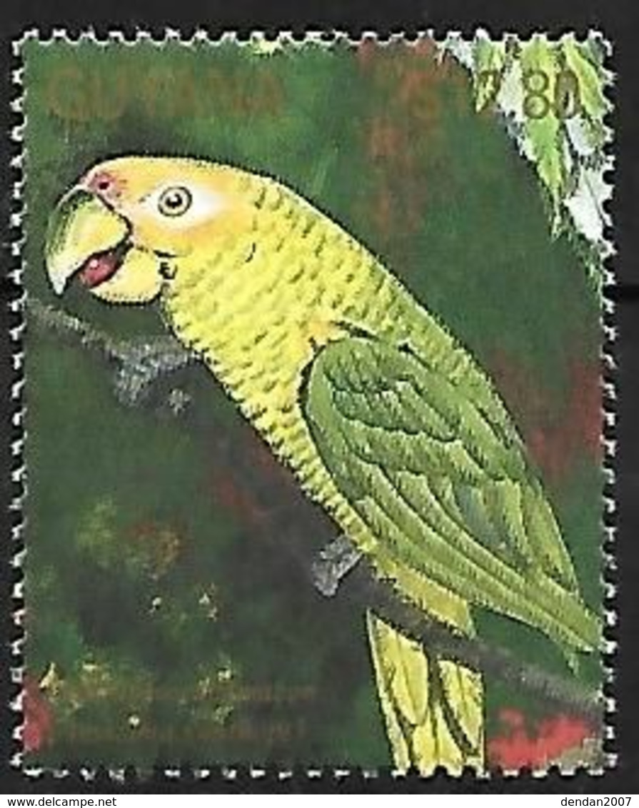 Guyana - MNH ** 1990 :    Yellow-faced Parrot  -  Alipiopsitta Xanthops - Papagayos