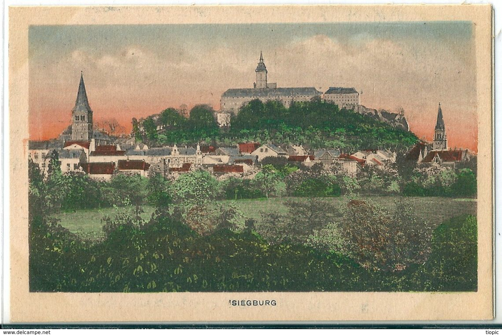 2  CPA  Couleur De   SIEGBURG  (  Allemagne  )  Une Vue D'ensemble, Et  Michaelsberg . - Siegburg