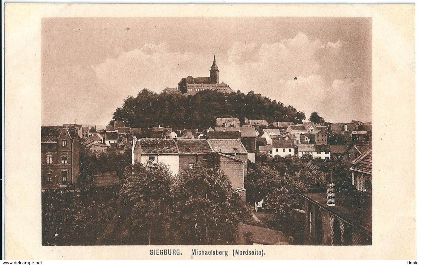 2  CPA De   SIEGBURG  (  Allemagne  )  Partie  An  Den  Muklen  Uu  Ev. Kirche . Et  Michaelsberg ( Nordseite ) - Siegburg