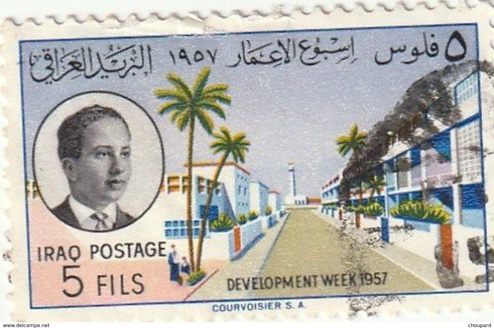 2 Timbres D'IRAQ    DEVELOPMENT  WEEK  1957 - Autres - Afrique