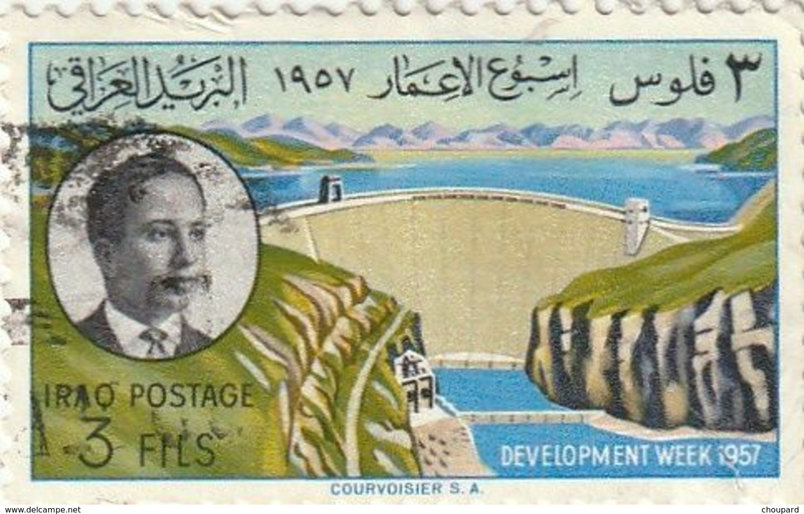 2 Timbres D'IRAQ    DEVELOPMENT  WEEK  1957 - Autres - Afrique