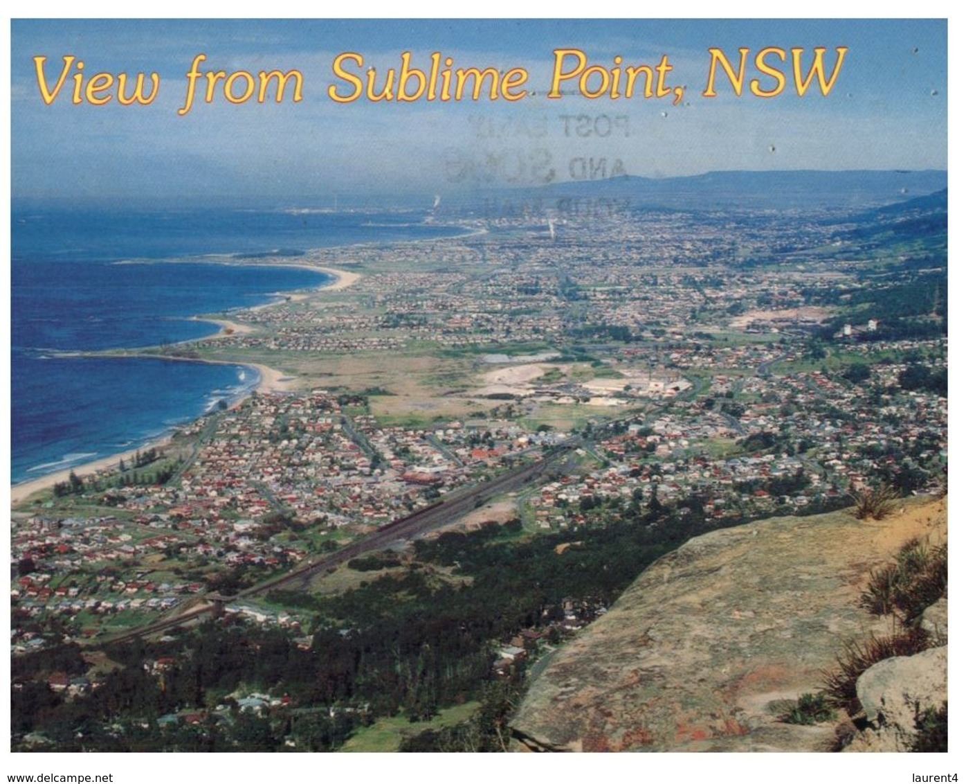 (J 20) Australia - NSW - Sublime Point Lookout (near Wollongong) (C1232) With Stamp - Wollongong