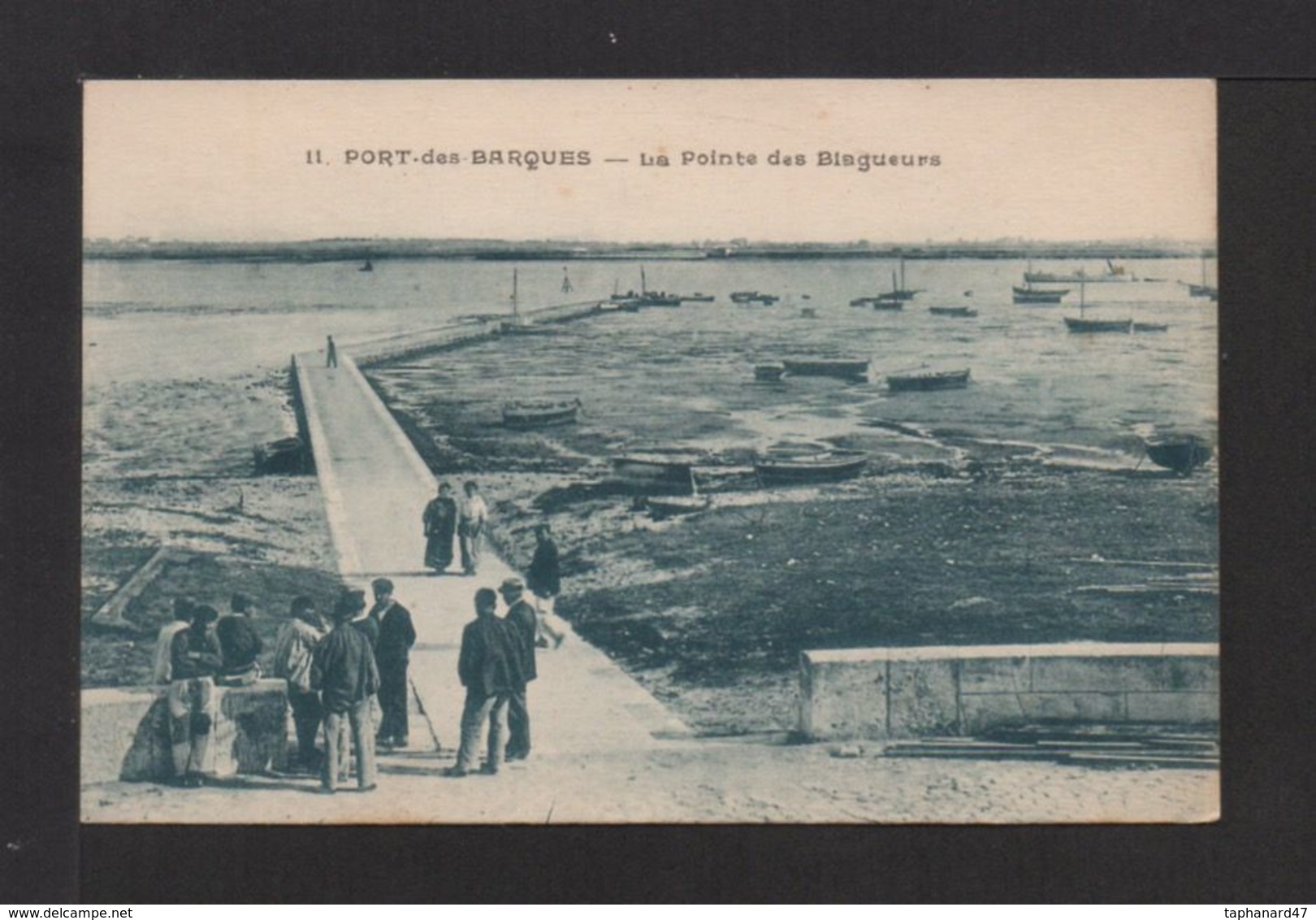 CPA . 17 . PORT-des-BARQUES .La Pointe  Des Blagueurs . Animation . - Other & Unclassified