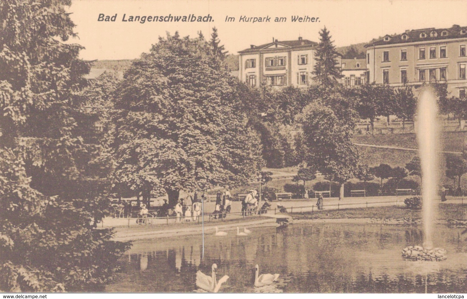 BAD LANGENSCHWALBACH / Im KURPARK Am WEIHER - Bad Schwalbach