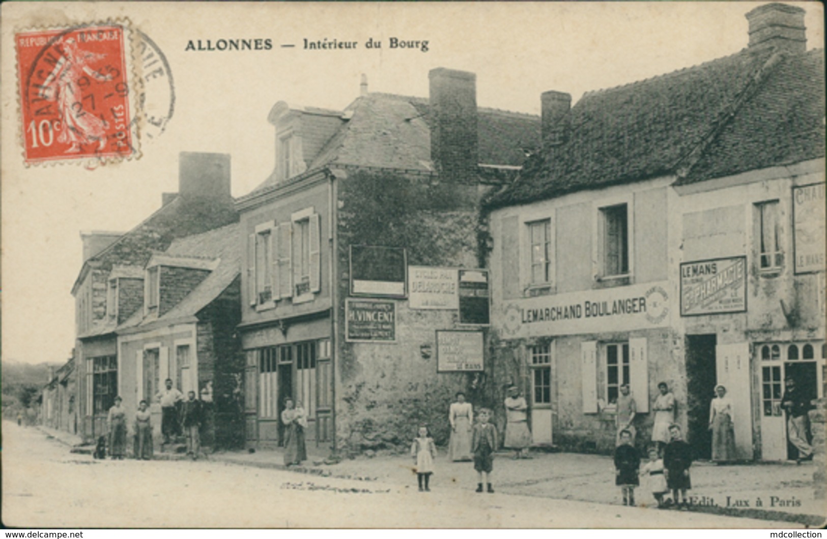 72 ALLONNES /  Intérieur Du Bourg / BELLE ANIMATION - Allonnes