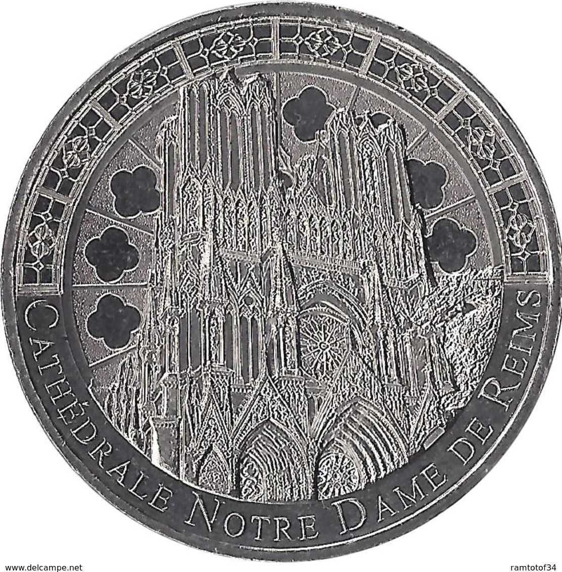 2019 MDP319 - REIMS - Cathédrale Notre Dame 2 (lot 2 Médailles) / MONNAIE DE PARIS 2019 - 2019