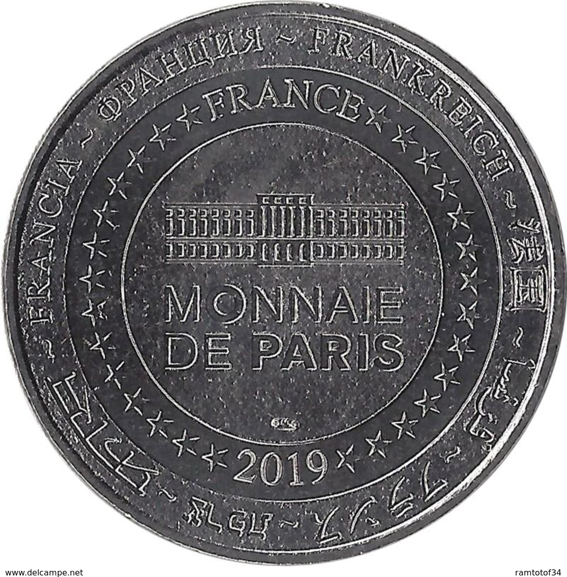 2019 MDP319 - REIMS - Cathédrale Notre Dame 2 (lot 2 Médailles) / MONNAIE DE PARIS 2019 - 2019