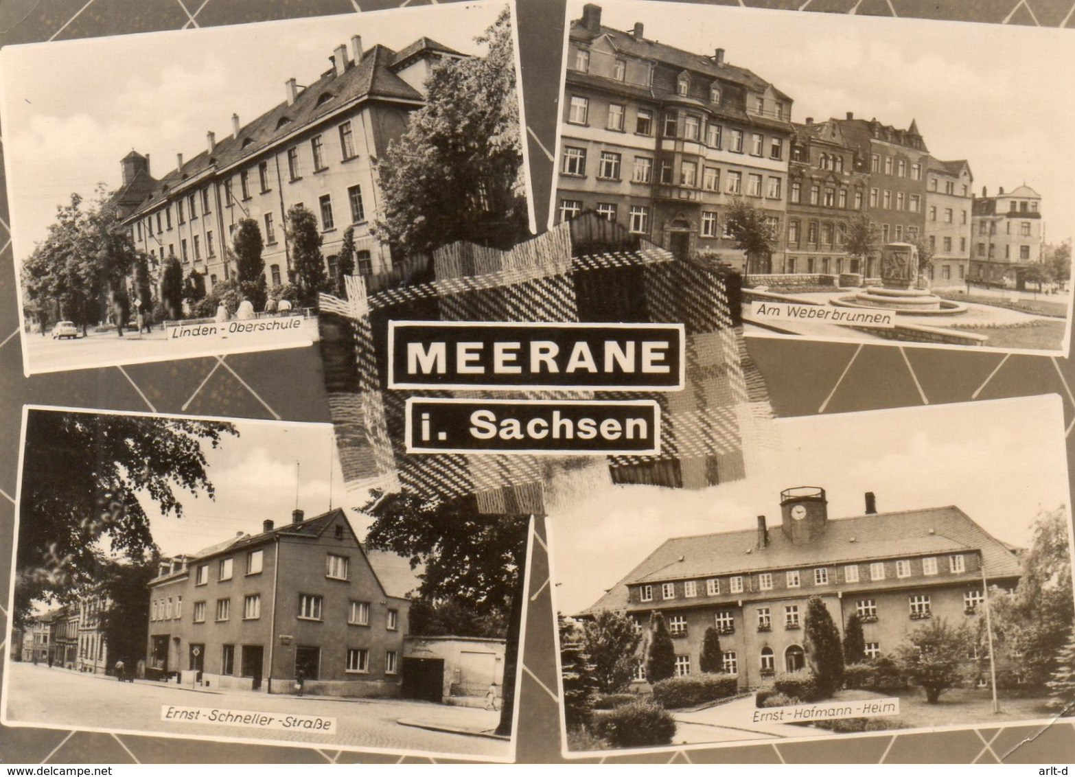 DC3081 - Meerane Kinden Oberschule Ernst Schneller Strasse - Meerane